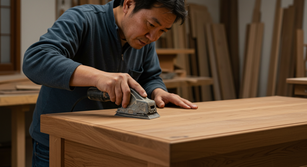 お客様の暮らしに寄り添う家具づくり ― コンパクトなワークデスクの製作事例