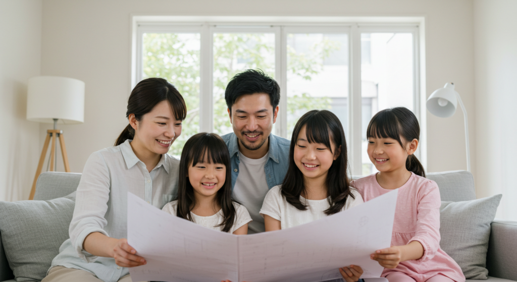 新しいプロジェクト始動！賑やかで楽しい3人の女の子とおしゃれなご夫婦の家づくり