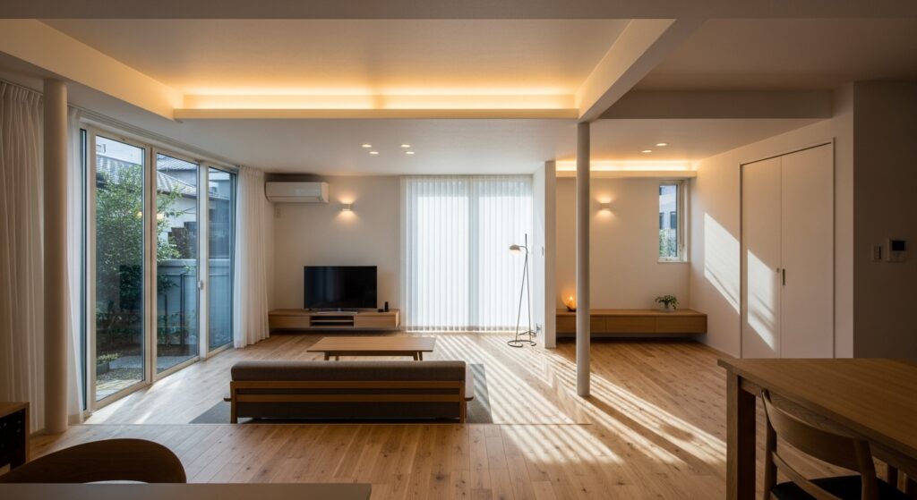 リノベーションの成功事例：光を操るデザインを実現した建築的な照明計画の事例