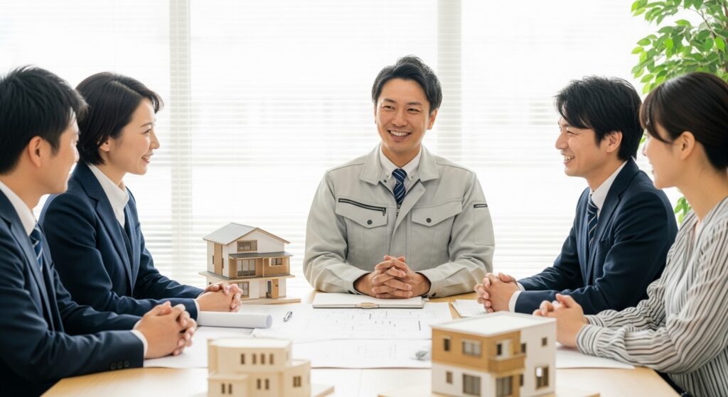 注文住宅を実現する建築会社の理念：「四方良し」の実現と協力会社との関係