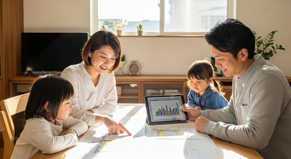 パッシブ設計は断熱・気密・日射取得と遮蔽・通風・蓄熱という5つの要素を土地ごとに最適化し機械設備に頼らず冬あたたかく夏すずしい家をつくる設計手法