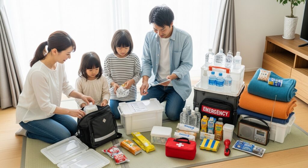 家族を守る建築の備え！家庭で必要な備蓄品リストの基準と、便利な防災備蓄の一覧