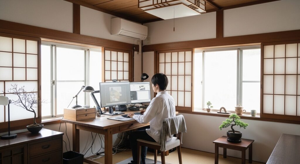 建築と書斎・ワークスペース！在宅ワークに適した設計のポイント